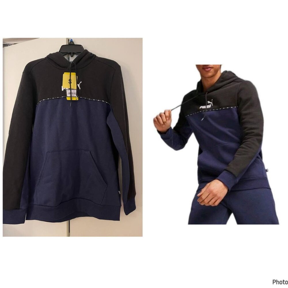 NWT Puma Men's Color Block Hoodie, Size S